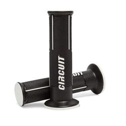 CIRCUIT Equipment MA053-212 Grip Speed Racing Opened Tip Black/White