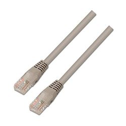 AISENS A133-0175 - Cable de Red latiguillo RJ45 (30cm, 10/100 Mbit/s, conmutador/Router/Módem/Panel de Conexiones/Punto de Acceso/Campos de Conexión) Color Gris