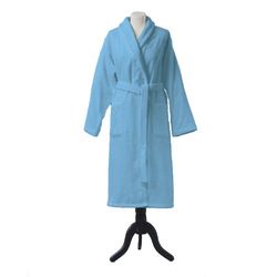 Essix Home Collection, Accappatoio in Cotone con Cappuccio, Turchese (Türkis), XS
