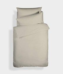 Bianca Plain Dyed Neutral Bed Sheet Set 105 cm 100% Cotton Percale