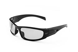 PEGASO 121,01 Óculos de proteção gama solar SUN modelo fotográfico lente PC 1 7 3 unissexo para adultos, preto, L