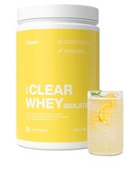 Vilgain Clear Whey Isolate, Fresh Fruity Protein Flavour, Sweetened with Stevia, Over 85% Protein, Natural Ingredients, No Artificial Flavours and Dyes (500 g, Lemon Splash)