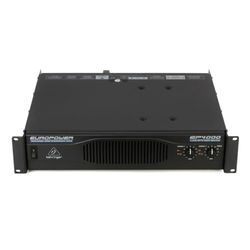 Behringer EUROPOWER EP4000 Amplificador de potencia estéreo profesional de 4000 vatios con tecnología ATR (respuesta transitoria acelerada)