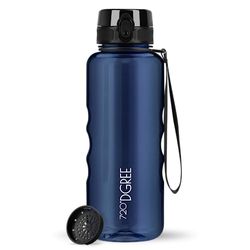 720°DGREE Water Bottle 1.5 Liter "uberBottle" +Fruit-Sieve, crystalClear - Waterfles BPA-Free, Lekvrij, Herbruikbaar - Grote XL Drinkfles Sportfles voor Gym, Fitness-Studio, Camping, Outdoor, Travel