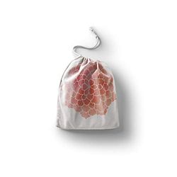 Bonamaison Printed Cotton Produce Bag with Drawstring, Reusable Grocery Bag, Biodegradable Eco-Friendly Bags, Travel Pouch, Sachet Bags, Shopping Bag, Eco Friendly, Foldable, Size: 20x30 Cm