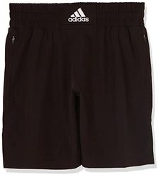 Adidas BXWTSH01-100 BOXWEAR Tech - Shorts Pantaloncini Unisex - Adulto Blackwhite L