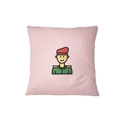 Bona Basics, Housse de Coussin décorative, Housse de Coussin décorative, décoration de Maison, pour canapé, café, Taille : 60 x 60 cm, Couleur : Rose Clair
