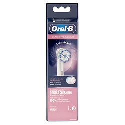 Oral-B Sensitive Clean vervangende borstelkoppen voor elektrische tandenborstel, verpakking van 3 stuks (1-pack)