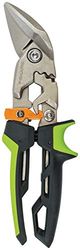 Fiskars Cisaille Aviateur,Coupe à Droite Lame Offset,Jusqu'à 40% de puissance en plus,Long. 25,2 cm,Acier/Plastique traité,Noir/Vert/Orange,PowerGear, 1027210