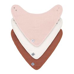 LÄSSIG Bandana Baby Muslin Terry Bandana, uniseks, różowy, jeden rozmiar