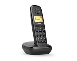 Téléphone Fixe sans Fil, Design Singe Noir, Fonctions de Base, idéal pour Une Utilisation à la Maison et au Bureau, Facile à Utiliser et à Entretenir.