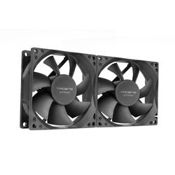 Tacens Anima AF8X2, Kit 2x 80mm Ventilatoren, Ultralichte Werking, FLUXUS-Lagers, Geoptimaliseerde Luchtstroom, Verstevigde Antivibratiestructuur, Efficiënte Thermische Prestaties, Zwart