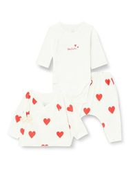 Petit Bateau Baby A09J5 3-delige set, Marshmallow/TERKUIT, 1 maand, MARSHMALLOW/TERKUIT, 0 maanden