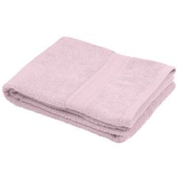 Lovely Casa - Badhanddoek – afmetingen 50 x 90 cm – 100% biologisch katoen – kleur poeder – model Lagune – badhanddoek – wasbaar op 30 °C – buitengewone kwaliteit
