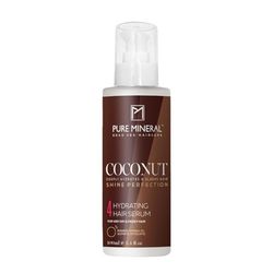 Pure Mineral - Coconut Oil Hair Serum for Nourished Hair - Strengthening, Shiny & Revitalizing - Sulfate-Free, Paraben-Free, Petrolatum-Free - 100ml