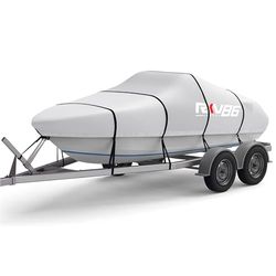 RKV86 Housse de Bateau imperméable en Tissu Oxford 6000D Robuste, Convient à la Plupart des Bateaux de 5,2 m, 5,5 m et 5,8 m