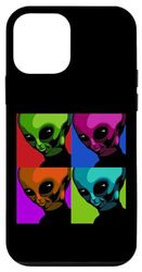 Custodia per iPhone 12 mini Alieno pop art | Extraterrestre moderno di metà secolo