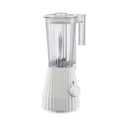 Alessi Plissé MDL09 B, Batidora de Diseño con Jarra Graduada, en Resina Termoplástica, Enchufe Europeo 700W, 1,5l, Negra