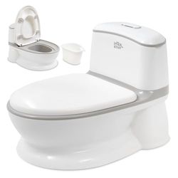 Interbaby Potje, draagbaar, met lichtketting en geluid, 18 maanden - 2 jaar, comfortabel, veilig, grappig, papierrolhouder, antislip onderkant