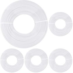 Dario Tools, CMB321225, Tombolo 1,2 mm, 25 m, bianco (Confezione da 5)