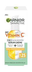 Garnier Serum Cream for Tired Skin and Dark Spots, 2-in-1 Day Cream for More Glow and an Even Complexion, with Vitamin C, Skin Active, 50 ml