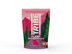 TRIBE Vegan Protein Powder, Raspberry and Goji, 500g