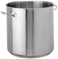 Pentole Agnelli Stainless Steel Stockpot With 2 Handles, 32 Cm. Diameter - 32 Cm. Height