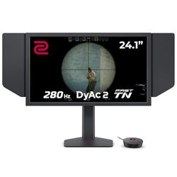 BenQ ZOWIE XL2546X+ Écran Gaming, 24 pouces, 280Hz, TN rapide, DyAc 2, 1080p, HDMI 2.0 X3, DisplayPort, XL Setting to Share, S Switch, réglage hauteur fluide, PROGamer Base
