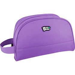 Grafoplás Bits & Bobs, Neceser Redondo Unisex Niños, Violeta, 26x15x12cm