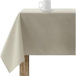 BELUM | Resin Stain-Resin Tablecloth XL Size: 100 x 180 cm. Model: Smooth Linen 101, Tablecloth XL Fabric 100% Cotton Resin, Stain-Resistant (Touch not plasticised).