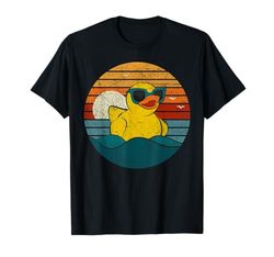 Lindo pato amarillo juguete de baño de goma patito pato amante de pato Camiseta