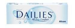 Dailies All Day Comfort Lentes de contacto de reemplazo diario, Pack de 30 , R 8.6 mm, D 13.8 mm, +2 Diopt