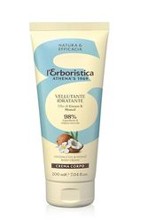 L'Erboristica Athena's – Crema Corpo Idratante – Crema Vellutante con Olio di Cocco e Olio di Monoi – 200 ml
