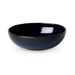 like. by Villeroy & Boch Lave Bleu Bol blauw van aardewerk, kom, vaatwasmachinebestendig, magnetronbestendig, schaal, mueslikom, kom, slakom, soepkom, servies