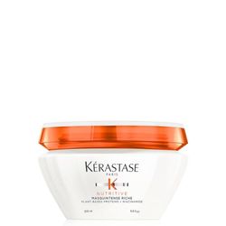 Kérastase Nutritive, Mascarilla hidratante, Para Cabello seco, Protege, nutre y repara, Con nutrientes esenciales, Masquintense Riche, 200 ml