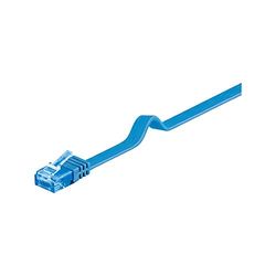 Goobay 96317 CAT 6A Cavo Piatto Pach, Rete, U/UTP, Blu, 2 m Lunghezza del Cavo