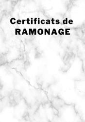 Certificats de Ramonage: 100 Attestations d'intervention pour l'entretien des poêles, cheminées et chaudières - Carnet pour ramoneurs en société ou indépendants