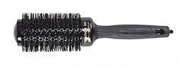 Olivia Garden Ceramic + Ion Brosse Thermale Ronde Diamètre 45mm, Noire - Antistatique, Tourmaline-Ion et Poils en Nylon