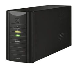Trust Oxxtron Sistema de alimentação ininterrupta, 1000 VA com 2 tomadas de parede, preto