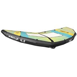 WATTSUP - Ala Wing WingsUP 4,2 m - PB-WWNG42 - Ala di trazione in nylon resistente con attacco in velcro facile - Ideale per Wing Foil, Wing Snow, Wing Skate, Wing Sup - Borsa & Leash Incluso