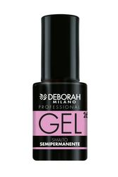 Deborah Milano Professional - Smalto Semipermanente Gel N.26 Baby pink, Effetto Plumping a Lunga Durata, Dona Unghie Intense e Brillanti, 4.5 ml