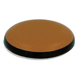 Amig - Pattino scorrevole adesivo | Mod. 77 | Ø40 mm | Protezione per gambe di mobili | Consigliato per legno, ceramica e parquet | Protegge il pavimento dai graffi | Teflon Marrone