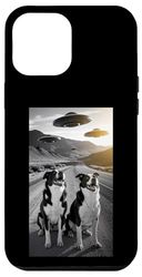 Dogs Loving UFO Alien Funny Merch ExtraTerrestrial Pet Furry Case for iPhone 12 Pro Max