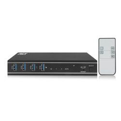 ACT 2-poorts HMDI 4K KVM switch USB 3.0 met audio