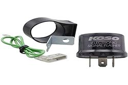 Relais Indicateur Numérique Koso, 12 V, Fiche À 3 Broches, Adaptateur Inclus pour 2 Broches, Max. 15 A, Relais