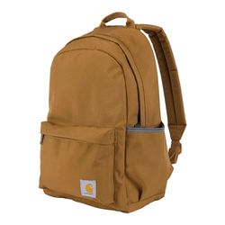 Carhartt 21l Backpack, Durable Water-Resistant Pack with Laptop Sleeve, Mochila clásica Brown, One Size Unisex-Adulto