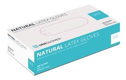 Unigloves natuurlijke latex handschoenen