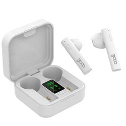 Casque stéréo Bluetooth Dual Pod Earbuds sans Fil TWS Cool Solar Blanc