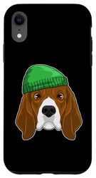 Coque pour iPhone XR Chien Chapeau Oreilles souples