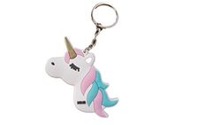 Llavero de unicornio 1200, color blanco